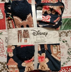 Disney Mickey&Minnie women's brushed polyester 3x pajamas